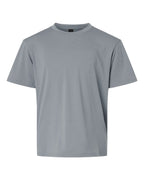 AllPro 48000Y, 12547 Youth Pro-lock Performance T-shirt, Heather Steel