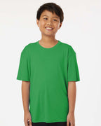 AllPro 48000Y, 12547 Youth Pro-lock Performance T-shirt, Kelly Green