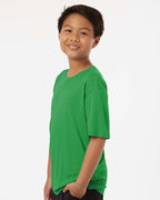 AllPro 48000Y, 12547 Youth Pro-lock Performance T-shirt, Kelly Green