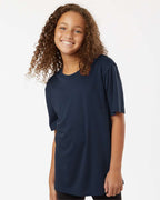 AllPro 48000Y, 12547 Youth Pro-lock Performance T-shirt, Navy