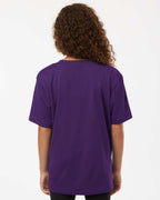 AllPro 48000Y, 12547 Youth Pro-lock Performance T-shirt, Purple