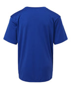 AllPro 48000Y, 12547 Youth Pro-lock Performance T-shirt, Royal