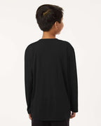 AllPro 48400Y, 12548 Youth Pro-lock Performance Long Sleeve T-shirt, Black