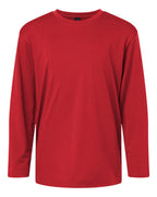 AllPro 48400Y, 12548 Youth Pro-lock Performance Long Sleeve T-shirt, Red