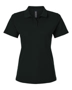 AllPro 62800L, 12549 Women's Pique Polo, Black