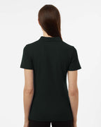 AllPro 62800L, 12549 Women's Pique Polo, Black