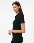AllPro 62800L, 12549 Women's Pique Polo, Black