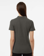 AllPro 62800L, 12549 Women's Pique Polo, Charcoal