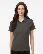 AllPro 62800L, 12549 Women's Pique Polo, Charcoal