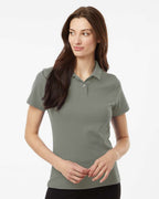 AllPro 62800L, 12549 Women's Pique Polo, Greystone
