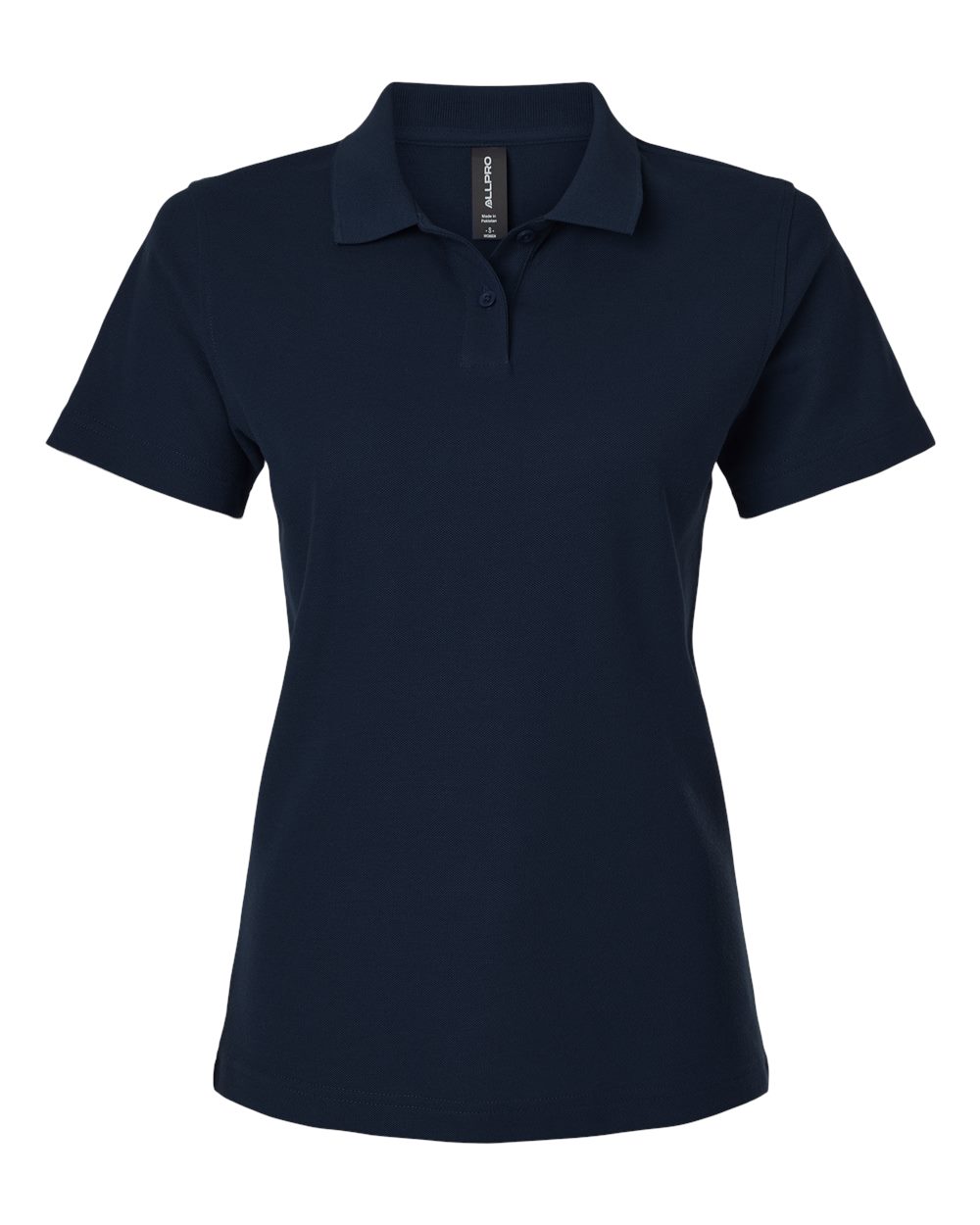 AllPro 62800L, 12549 Women's Pique Polo, Navy