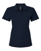 AllPro 62800L, 12549 Women's Pique Polo, Navy