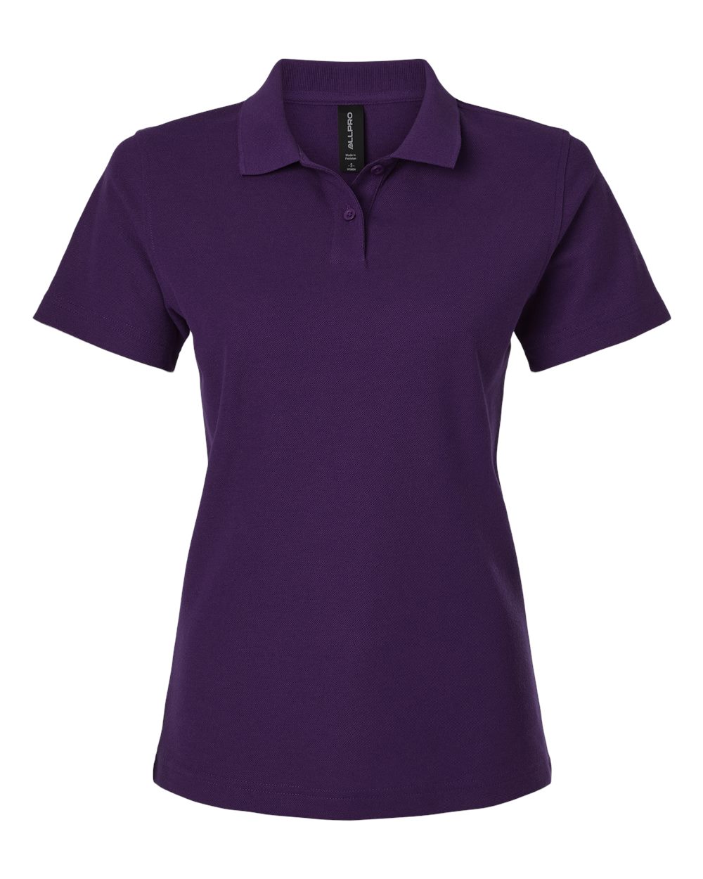 AllPro 62800L, 12549 Women's Pique Polo, Purple