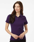 AllPro 62800L, 12549 Women's Pique Polo, Purple