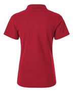 AllPro 62800L, 12549 Women's Pique Polo, Red