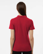 AllPro 62800L, 12549 Women's Pique Polo, Red