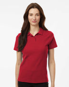 AllPro 62800L, 12549 Women's Pique Polo, Red