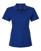 AllPro 62800L, 12549 Women's Pique Polo, Royal