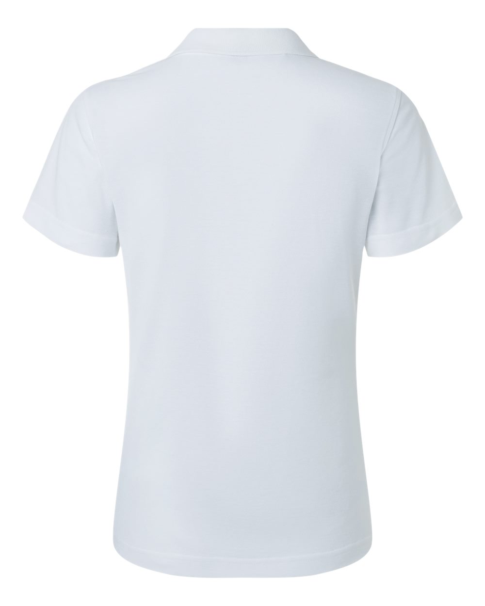 AllPro 62800L, 12549 Women's Pique Polo, White