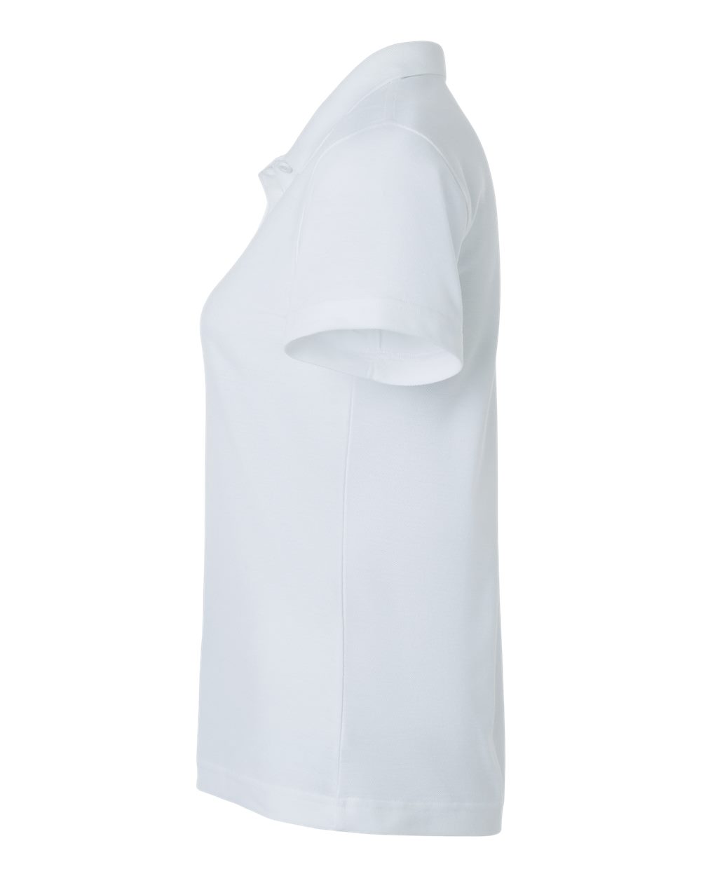 AllPro 62800L, 12549 Women's Pique Polo, White