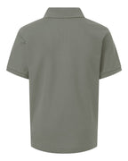 AllPro 62800Y, 12550 Youth Pique Polo, Greystone
