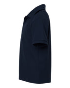 AllPro 62800Y, 12550 Youth Pique Polo, Navy