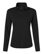 AllPro 41870L, 12556 Women's Pro-lock Performance Quarter-zip Pullover, Black