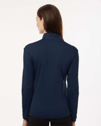 AllPro 41870L, 12556 Women's Pro-lock Performance Quarter-zip Pullover, Navy