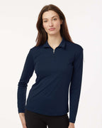 AllPro 41870L, 12556 Women's Pro-lock Performance Quarter-zip Pullover, Navy