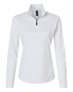 AllPro 41870L, 12556 Women's Pro-lock Performance Quarter-zip Pullover, White