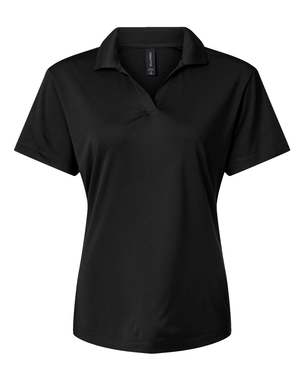 AllPro 41800L, 12563 Women's Pro-lock Performance Polo, Black