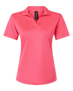 AllPro 41800L, 12563 Women's Pro-lock Performance Polo, Bright Pink