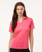 AllPro 41800L, 12563 Women's Pro-lock Performance Polo, Bright Pink