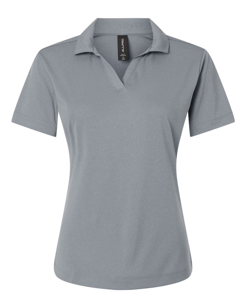 AllPro 41800L, 12563 Women's Pro-lock Performance Polo, Heather Steel