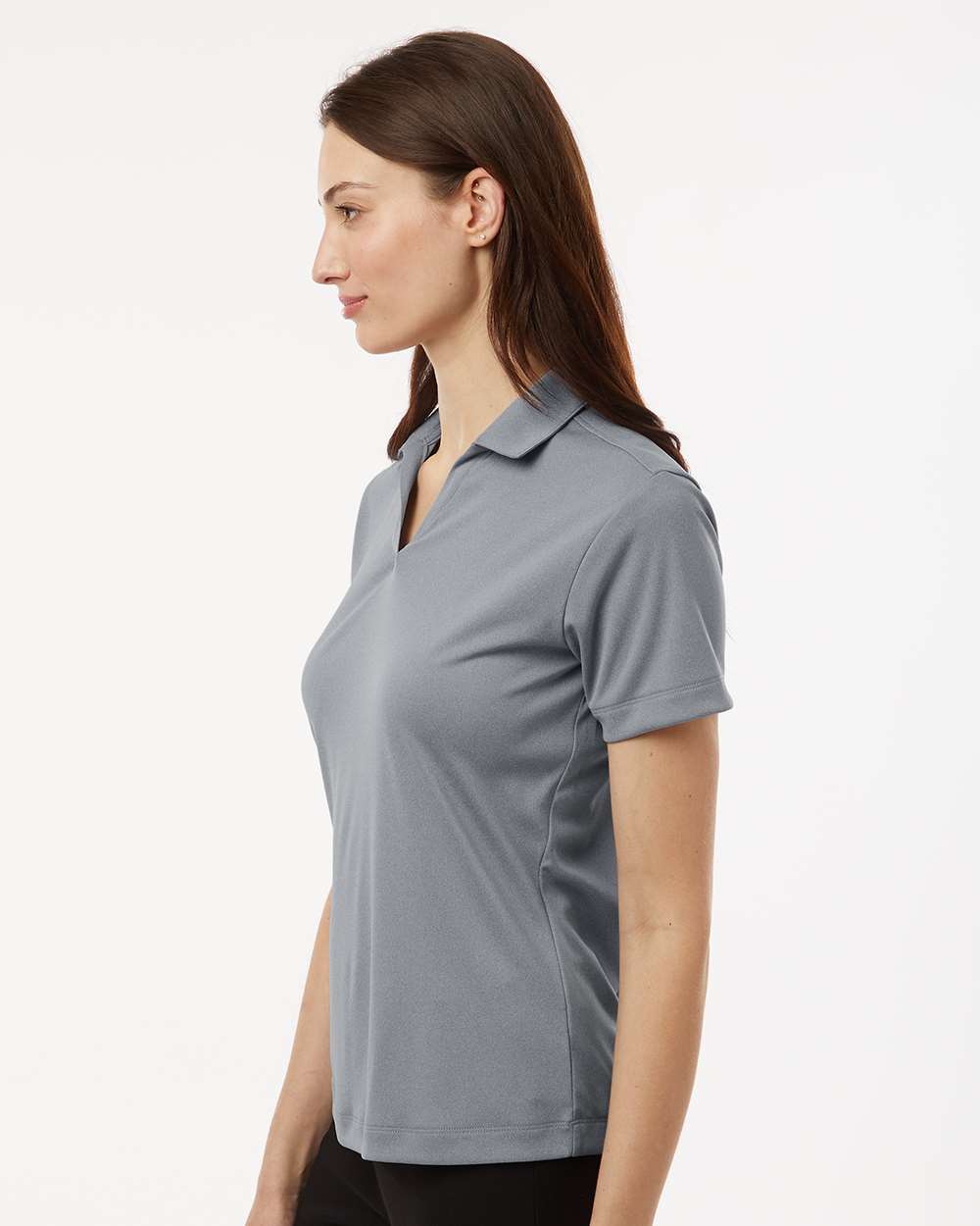 AllPro 41800L, 12563 Women's Pro-lock Performance Polo, Heather Steel