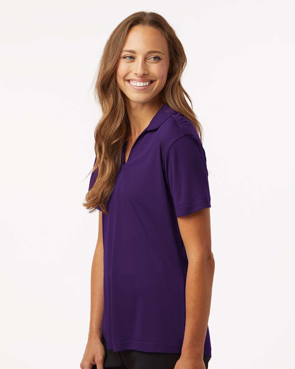 AllPro 41800L, 12563 Women's Pro-lock Performance Polo, Purple