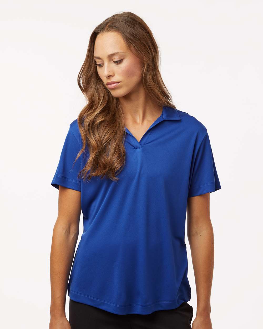 AllPro 41800L, 12563 Women's Pro-lock Performance Polo, Royal