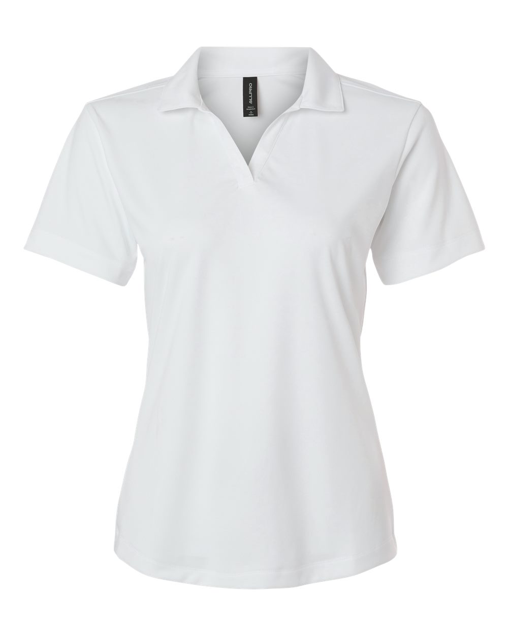 AllPro 41800L, 12563 Women's Pro-lock Performance Polo, White
