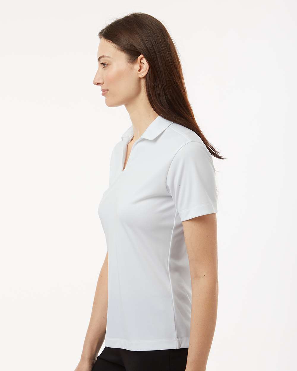 AllPro 41800L, 12563 Women's Pro-lock Performance Polo, White