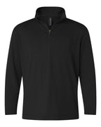 AllPro 41870Y, 12557 Youth Pro-lock Performance Quarter-zip Pullover, Black