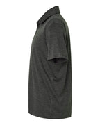 AllPro 4HM00, 12561 Men's Pro-lock Performance Mélange Polo, Black Melange