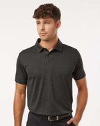 AllPro 4HM00, 12561 Men's Pro-lock Performance Mélange Polo, Black Melange