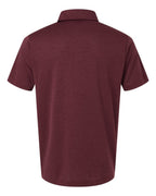AllPro 4HM00, 12561 Men's Pro-lock Performance Mélange Polo, Maroon Melange