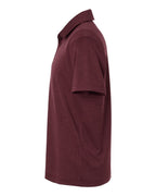 AllPro 4HM00, 12561 Men's Pro-lock Performance Mélange Polo, Maroon Melange