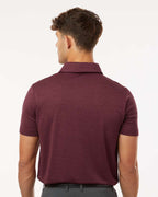 AllPro 4HM00, 12561 Men's Pro-lock Performance Mélange Polo, Maroon Melange