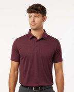 AllPro 4HM00, 12561 Men's Pro-lock Performance Mélange Polo, Maroon Melange