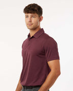 AllPro 4HM00, 12561 Men's Pro-lock Performance Mélange Polo, Maroon Melange