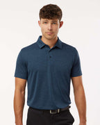 AllPro 4HM00, 12561 Men's Pro-lock Performance Mélange Polo, Navy Melange