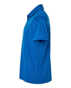 AllPro 4HM00, 12561 Men's Pro-lock Performance Mélange Polo, Royal Melange