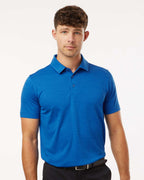 AllPro 4HM00, 12561 Men's Pro-lock Performance Mélange Polo, Royal Melange